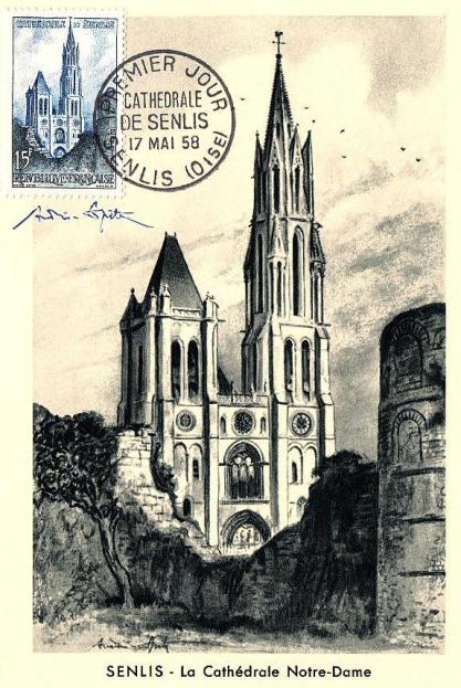 10 1165 17 05 1958 cathedrale de senlis