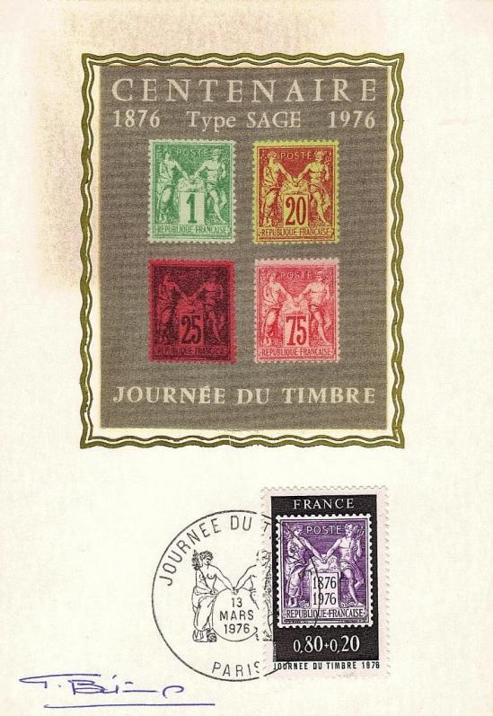 105 1870 13 03 1976 journee du timbre