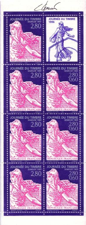 106a bc2992 16 03 1996 journee du timbre 1996
