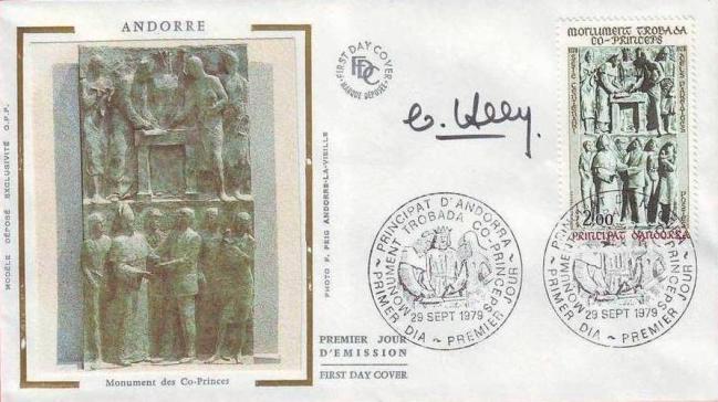 122 280 29 09 1979 700e anniversaire de la co principaute d andorre monument trobada