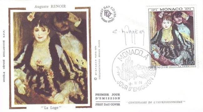 128a 12 11 1974 centenaire de la fondation du groupe des impressionnistes