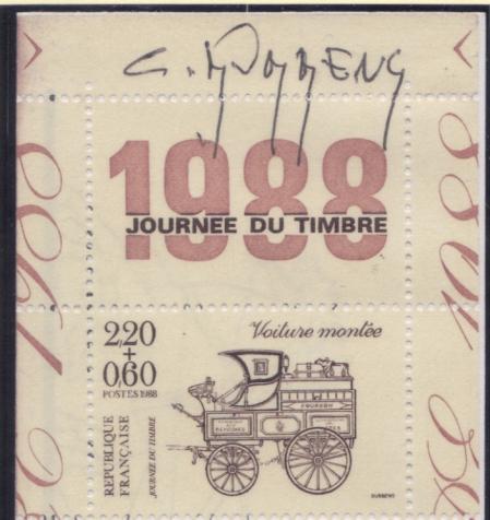 188 bc2526 a 12 03 1988 journee du timbre 2