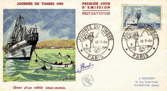 32 1245 12 03 1960 journee du timbre