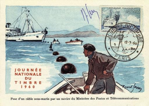 33 1245 12 03 1960 journee du timbre