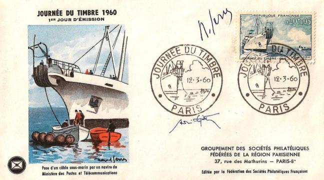 47 1245 12 03 1960 journee du timbre