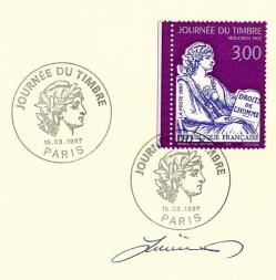 76 3052 15 03 1997 journee du timbre