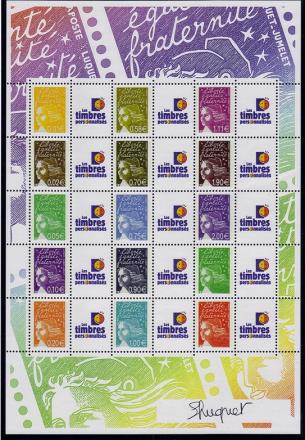 77 f 3688b 2004 marianne du 14 juillet vignette les timbres personnalises 2