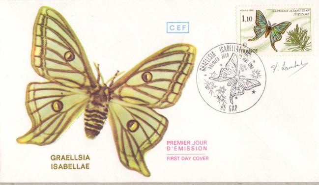 82 2089 31 05 1980 papillon graellsia isabellae