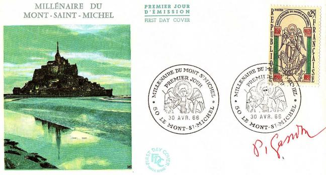 83b 30 04 1966 millenaire mont saint michel