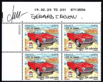 02 5390 28 03 2020 peugeot 204 lettre verte